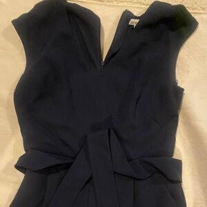 Women’s sleeveless  dressy belted romper